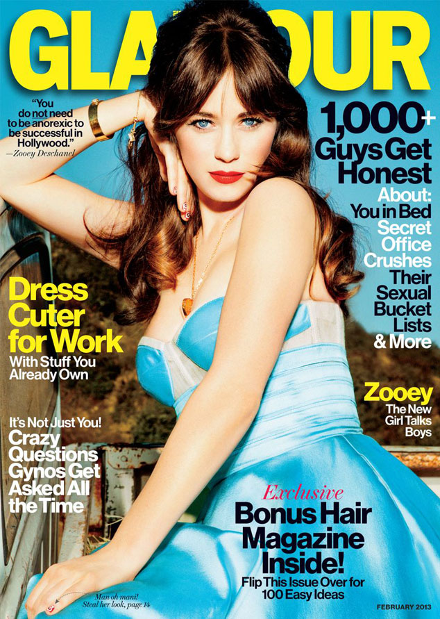 Zooey Deschanel, Glamour Magazine